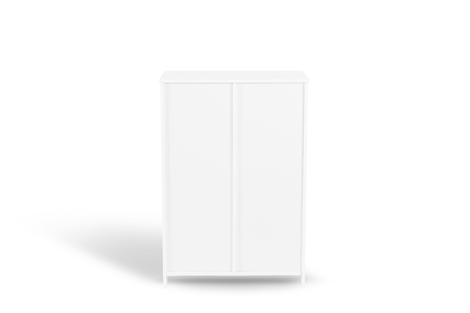 Bathroom Wood Cabinet Storage 4 Drawer 1 Door Free Standing Cupboard Unit White