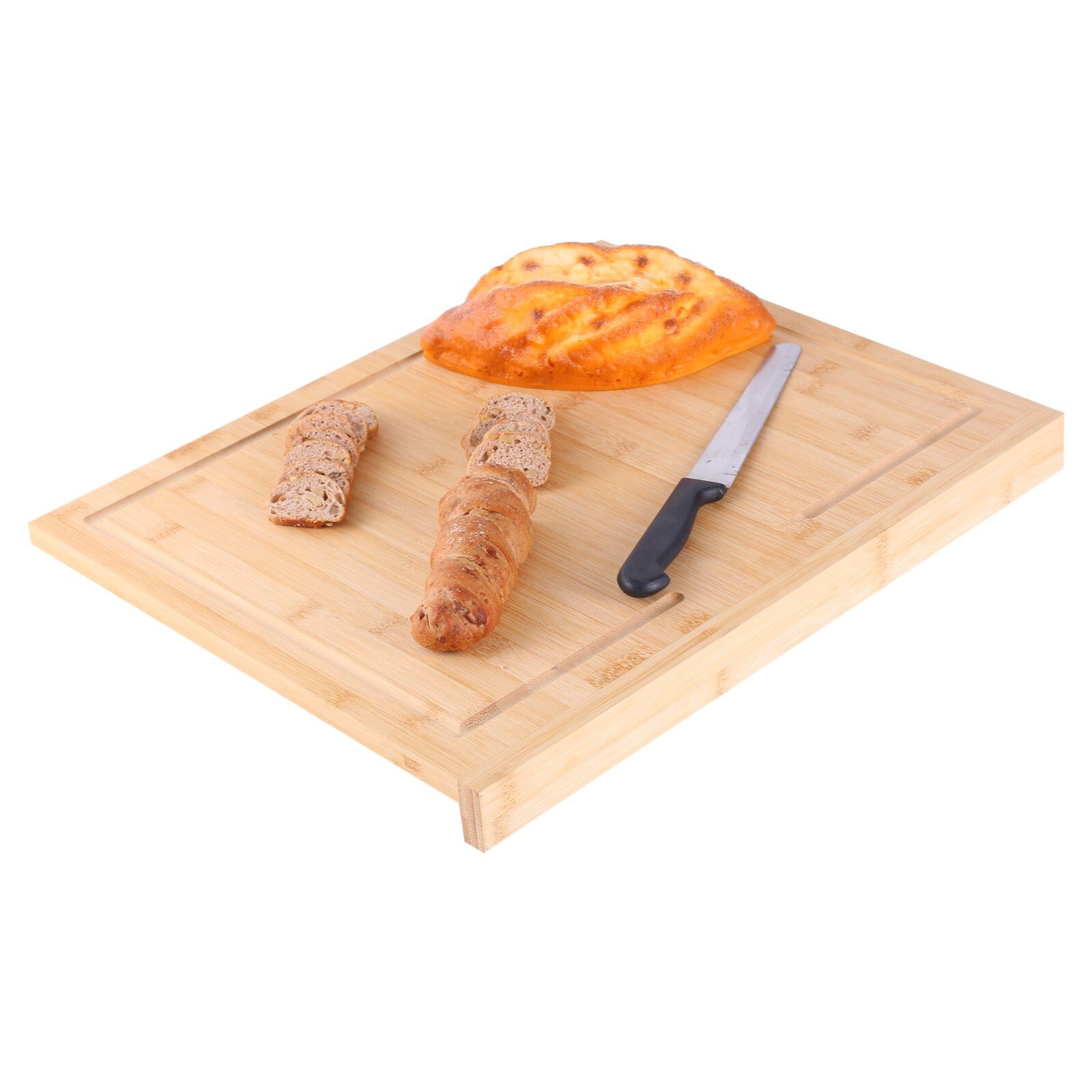 Bamboo Counter Edge Chopping Board Kitchen Secure Wooden Kitchen Cutting Boards